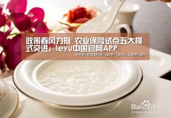 政策春风力挺 农业保险试点五大模式突进:leyu中国官网APP(图1) leyu中国官网APP